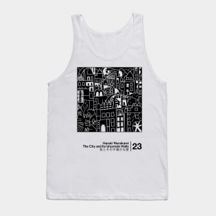 The City and Its Uncertain Walls - Minimalist Artwork Design Tank Top